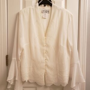Ladies dressy blouse J. R. Nites by Caliendo, size 18